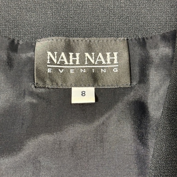 Women’s Black Two piece Set..Dress with Jacket by Nah Nah .. size 8 - Picture 5 of 6